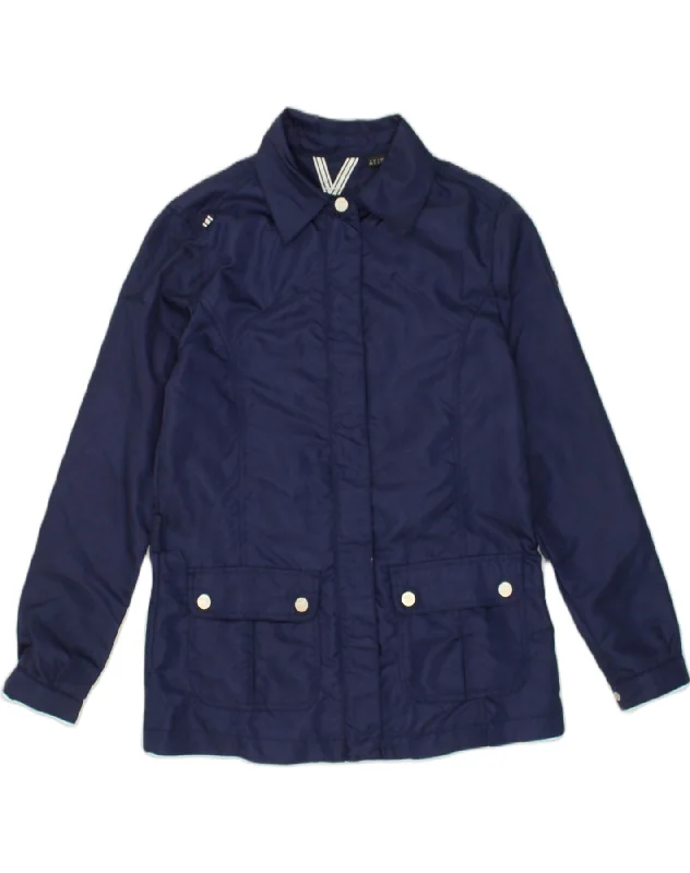 Women's Plus-Size Attire FILA Womens Club House Bomber Jacket UK 14 Large Blue Polyamide Women's Plus-Size Attire FILA Womens Club House Bomber Jacket UK 14 Large Blue Polyamide