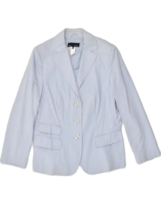 Women's Clothing Apparel Sets LES COPAINS Womens 3 Button Blazer Jacket IT 48 XL Blue Cotton Women's Clothing Apparel Sets LES COPAINS Womens 3 Button Blazer Jacket IT 48 XL Blue Cotton