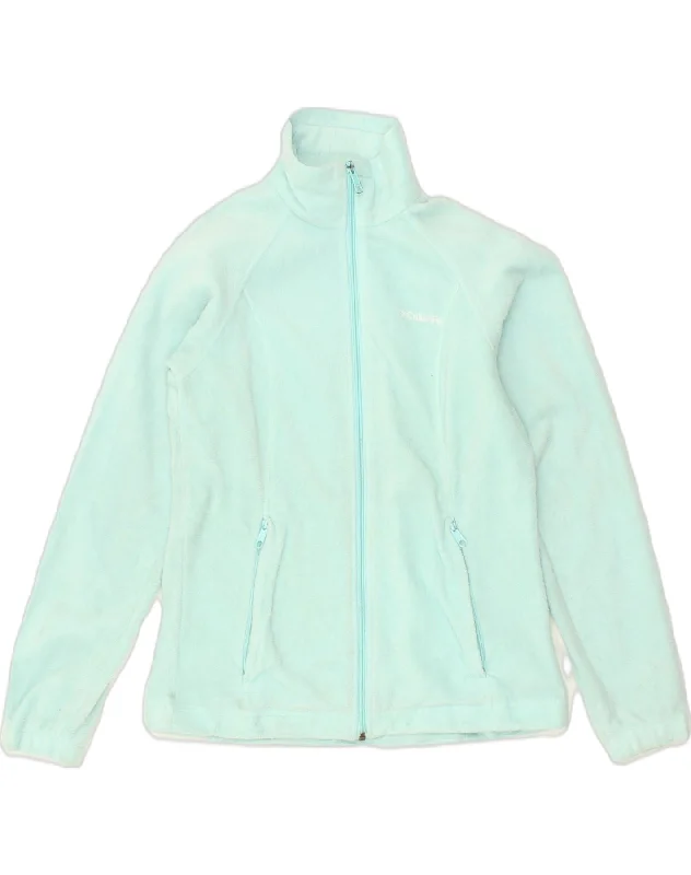 Sale For Women COLUMBIA Womens Fleece Jacket UK 10 Small Green Polyester