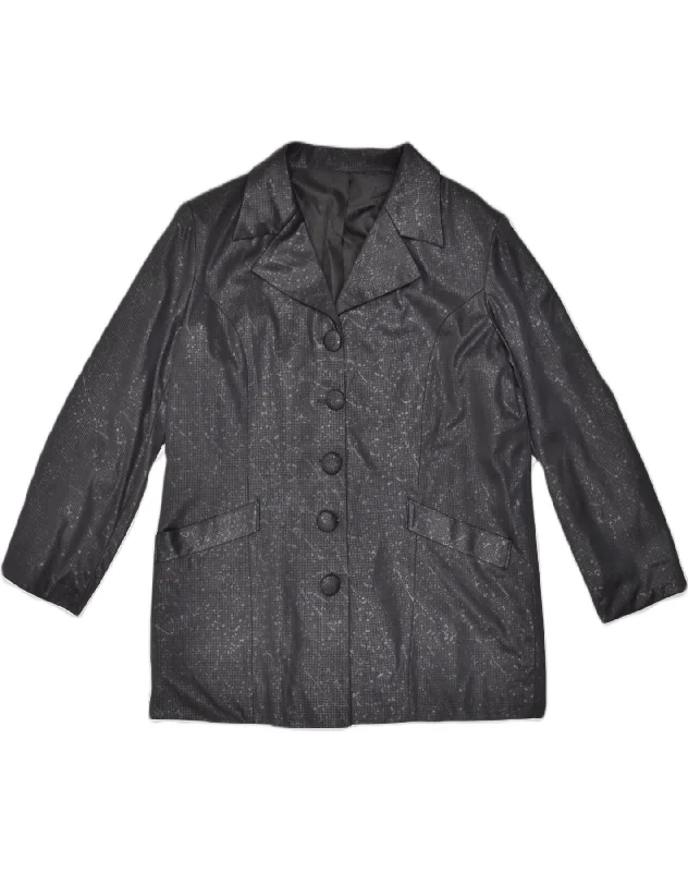 Women's Clothing For Everyday Wear VINTAGE Womens 5 Button Blazer Jacket UK 14 Large Black Spotted Women's Clothing For Everyday Wear VINTAGE Womens 5 Button Blazer Jacket UK 14 Large Black Spotted