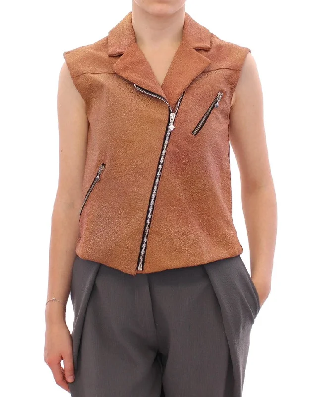 Women's Work Apparel La Maison du Couturier  Leather Jacket Women's Vest