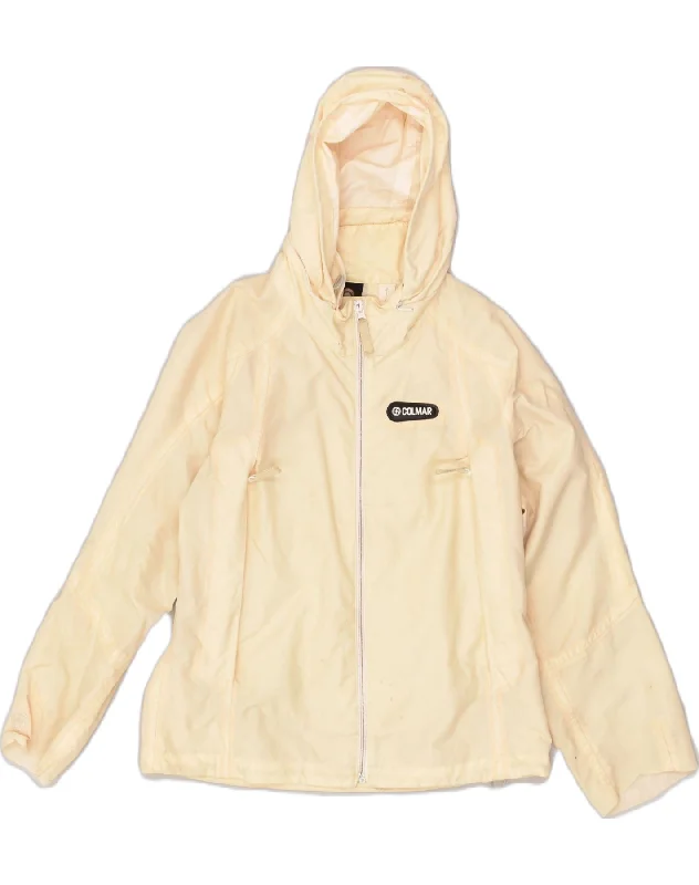 Formal Clothing For Women COLMAR Womens Hooded Rain Jacket IT 44 Medium Beige