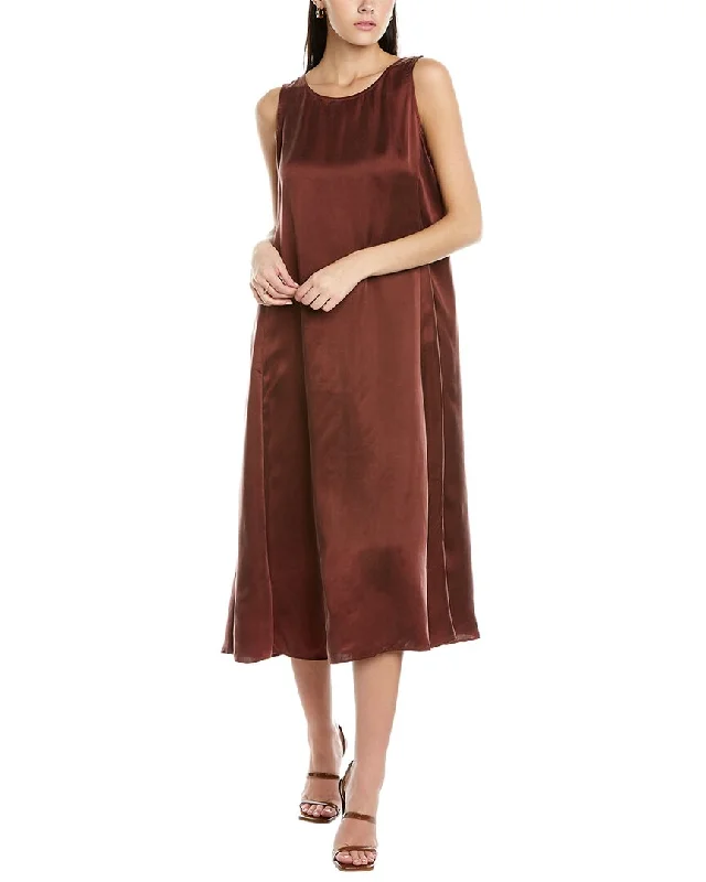 Discounts On Casual Weekend Styles EILEEN FISHER Ballet Neck Midi Dress