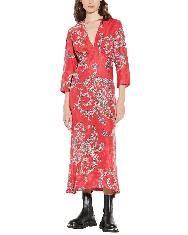 Limited - Time Bundle Sandro Silk-Blend Dress