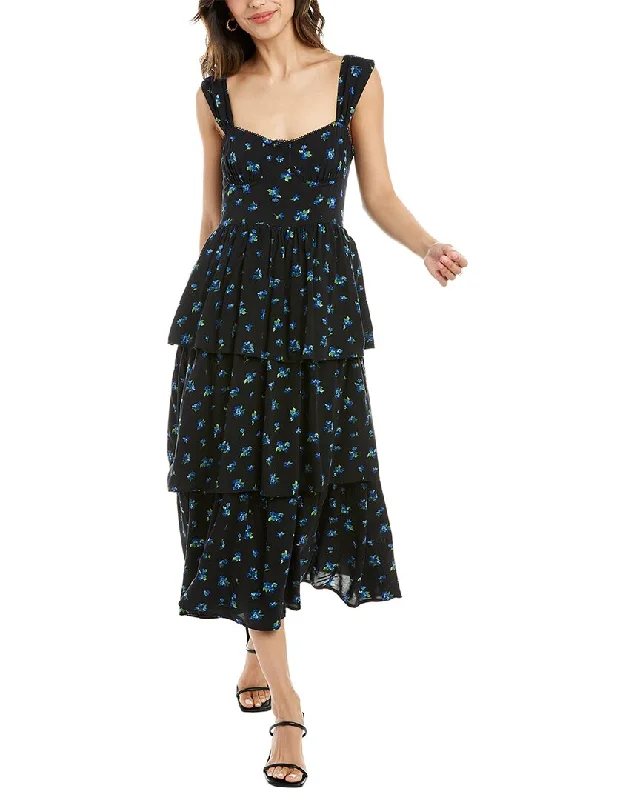Limited Stock WeWoreWhat Corset Maxi Dress