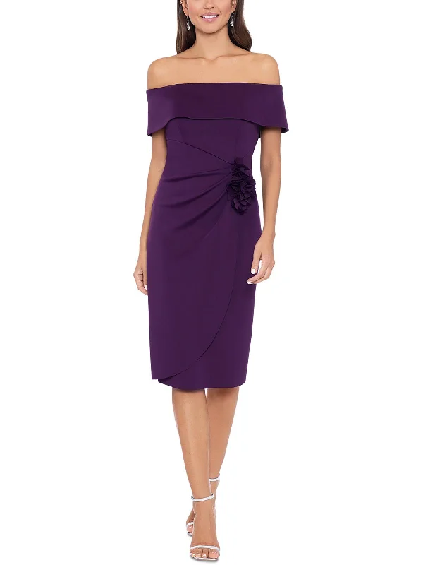 Signature Style Essentials Womens Embellished Polyester Cocktail And Party Dress