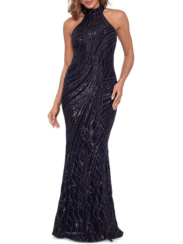 Big Savings Womens Nylo Long Evening Dress
