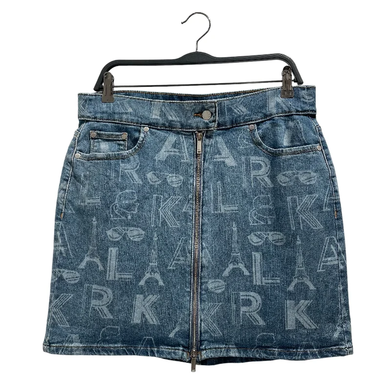 KARL LAGERFELD/Bottoms/M/All Over Print/Denim/BLU/