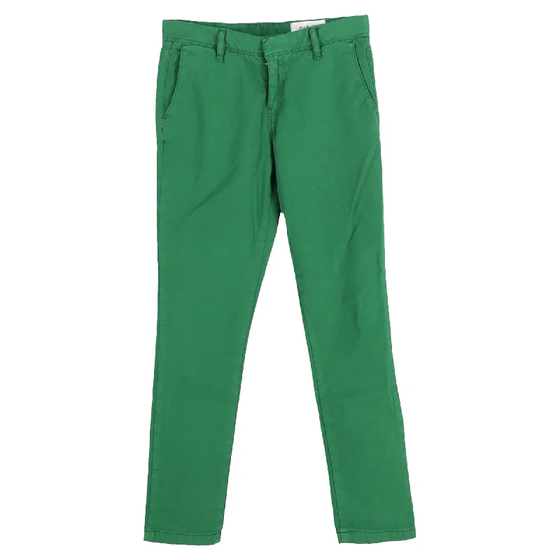 Ba&sh Moni Trousers in Green Cotton