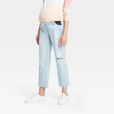 Runway Inspired Wear Isabel Maternity by Ingrid & Mid Rise Straight Leg Crop Jeans Midweight Runway Inspired Wear Isabel Maternity by Ingrid & Mid Rise Straight Leg Crop Jeans Midweight