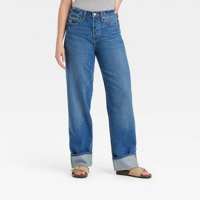 Athleisure Wear Special Offer New - Women's Mid-Rise 90's Baggy Jeans - Universal Thread Dark Wash 4 Long Athleisure Wear Special Offer New - Women's Mid-Rise 90's Baggy Jeans - Universal Thread Dark Wash 4 Long