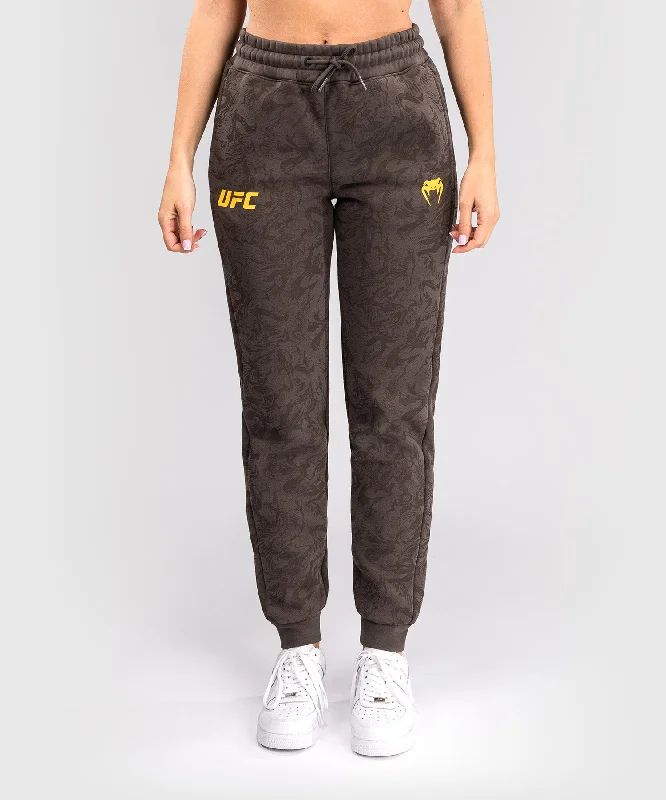 Trendy Street Style Attire UFC Fusion by Venum Fight Week Women’s Cotton Pant - Earthen Brown Trendy Street Style Attire UFC Fusion by Venum Fight Week Women’s Cotton Pant - Earthen Brown