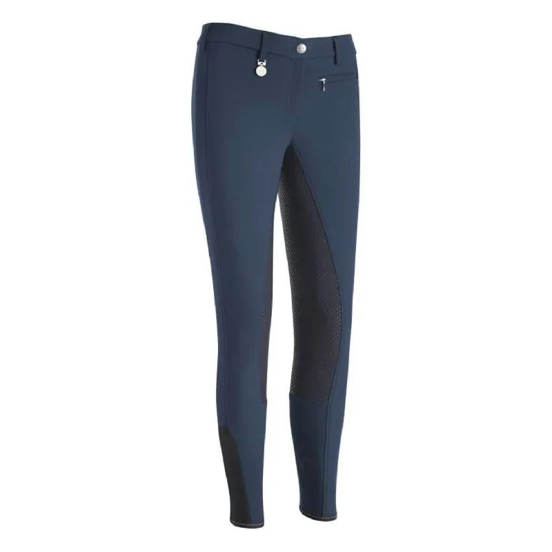Season Appropriate Women's Collection Women's Lucinda Grip Full Seat Breech Pant In Insignia Blue Season Appropriate Women's Collection Women's Lucinda Grip Full Seat Breech Pant In Insignia Blue